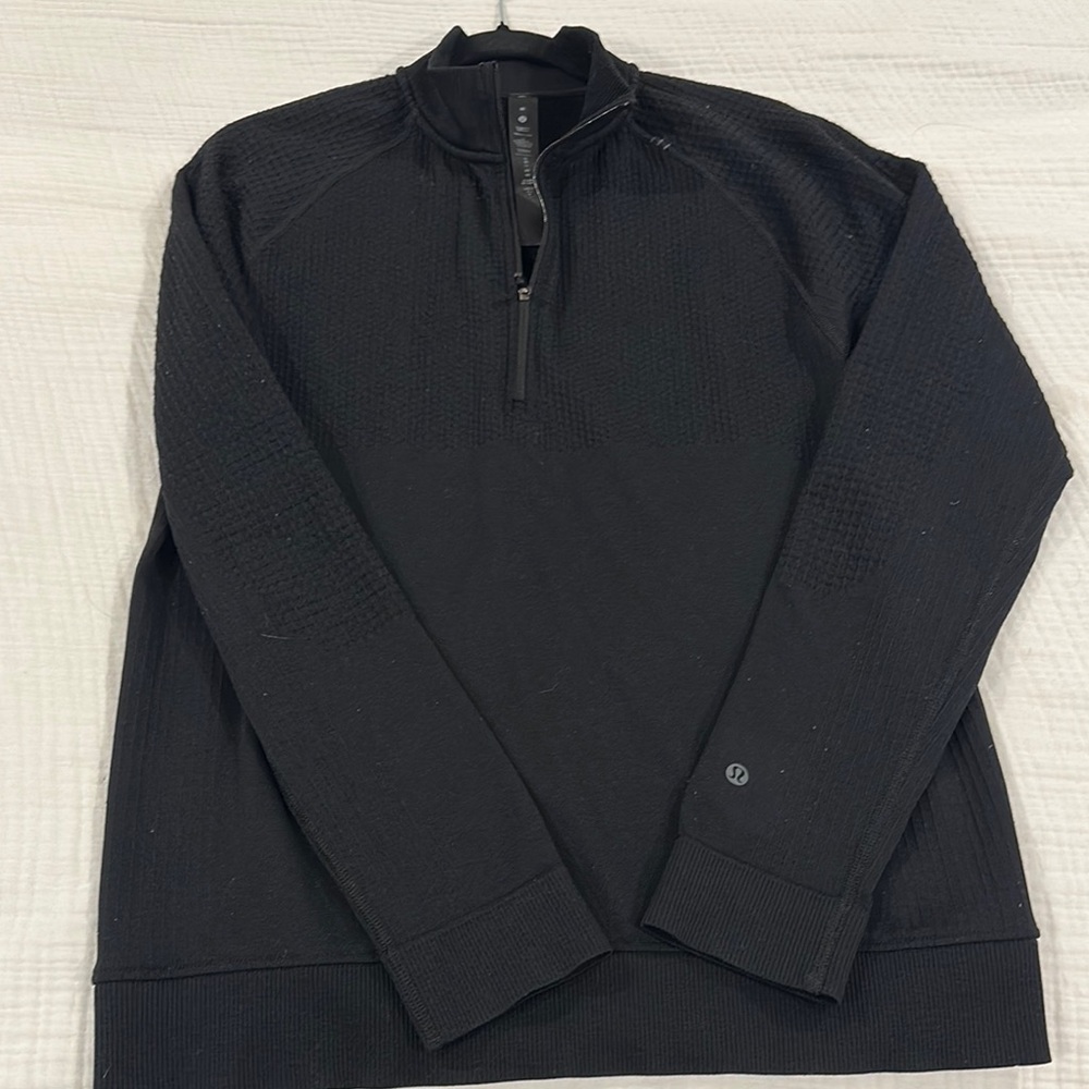 Men's Lululemon Black Quarter-Zip Sweater